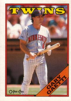 1988 O-Pee-Chee Baseball Cards 257     Gary Gaetti